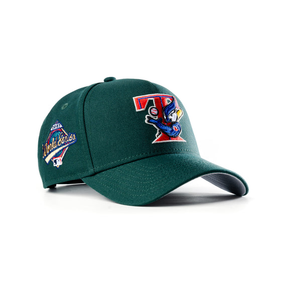 New Era Toronto Blue Jays 1993 World Series T-Bird Dark Green 9Forty A-Frame Snapback Hat