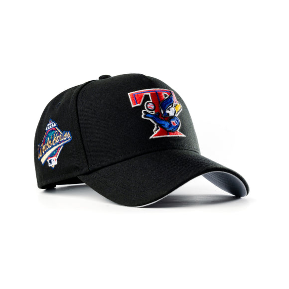 New Era Toronto Blue Jays 1993 World Series T-Bird Jet Black 9Forty A-Frame Snapback Hat