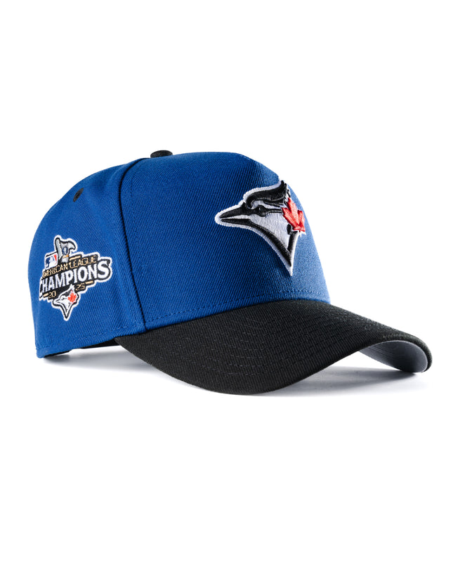New Era Toronto Blue Jays 2025 American League Champions 2Tone 9Forty A-Frame Snapback Hat