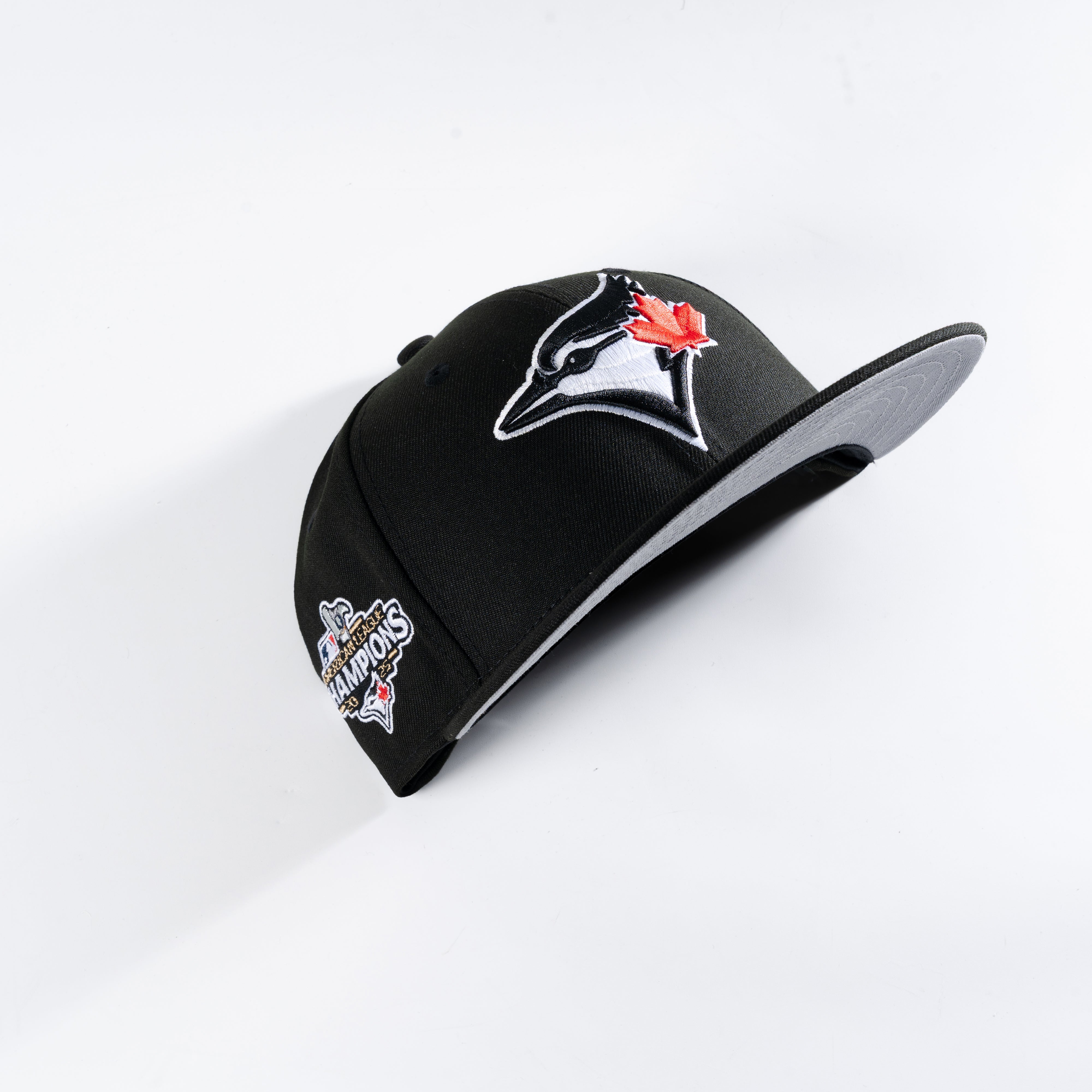 TORONTO BLUE JAYS 2025 AMERICAN LEAGUE CHAMPIONS JET BLACK 59FIFTY