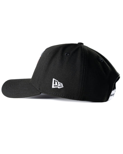 New Era Toronto Blue Jays 2025 American League Champions Jet Black 9Forty A-Frame Snapback Hat