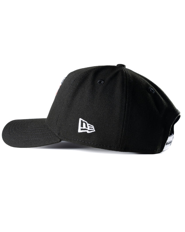 New Era Toronto Blue Jays 2025 American League Champions Jet Black 9Forty A-Frame Snapback Hat
