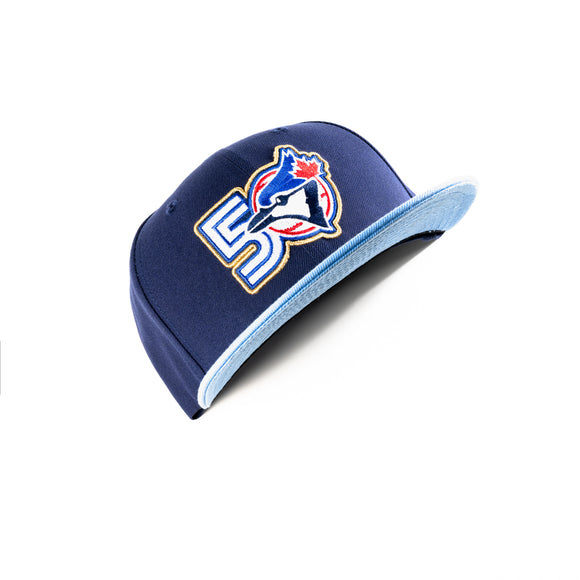 New Era Toronto Blue Jays 50th Anniversary Spotlight Navy 59Fifty Fitted Hat