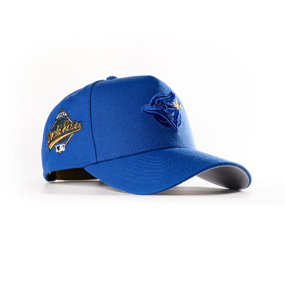 New Era Toronto Blue Jays 6ix Gold Calming Blue 9Forty A-Frame Snapback Hat