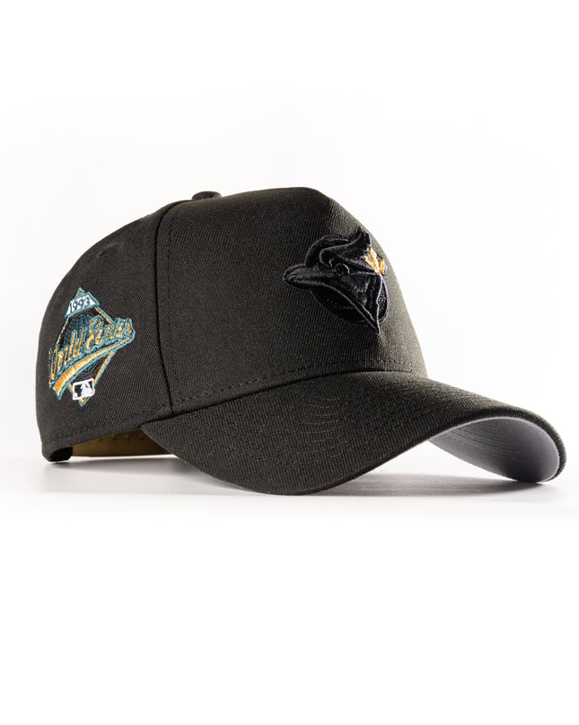 New Era Toronto Blue Jays 6ix Gold Jet Black 9Forty A-Frame Snapback Hat