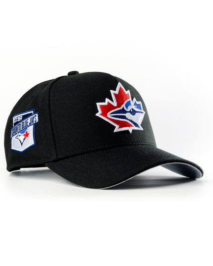 New Era Toronto Blue Jays Established 1977 Jet Black 9Forty A-Frame Snapback Hat