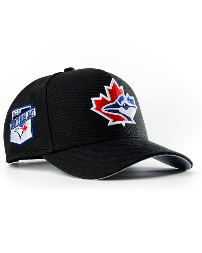New Era Toronto Blue Jays Established 1977 Jet Black 9Forty A-Frame Snapback Hat