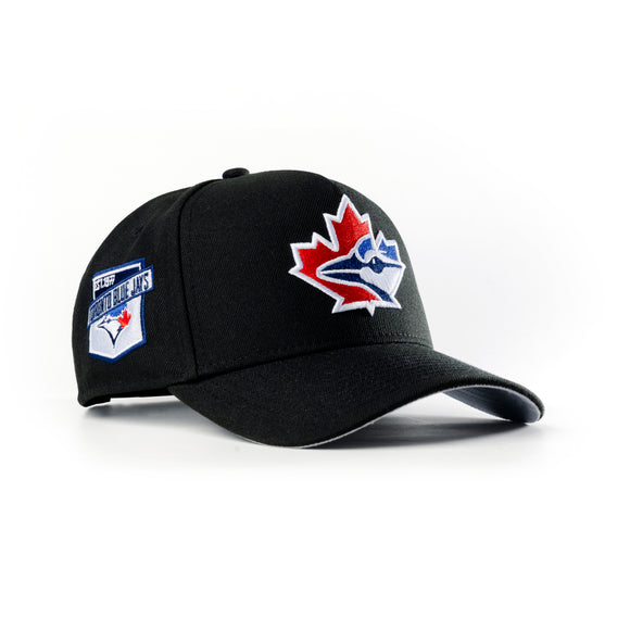New Era Toronto Blue Jays Established 1977 Jet Black 9Forty A-Frame Snapback Hat