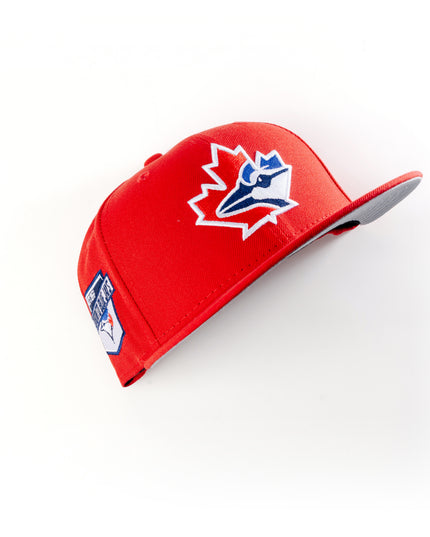 New Era Toronto Blue Jays Established 1977 Scarlet Red 59Fifty Fitted Hat