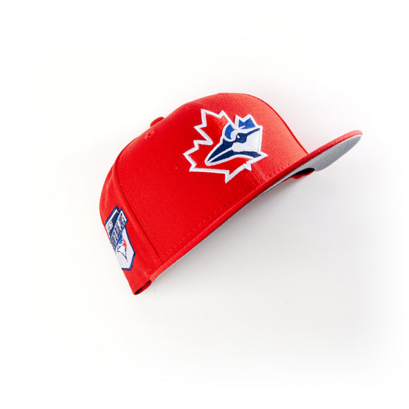 New Era Toronto Blue Jays Established 1977 Scarlet Red 59Fifty Fitted Hat