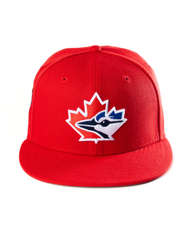 New Era Toronto Blue Jays Established 1977 Scarlet Red 59Fifty Fitted Hat