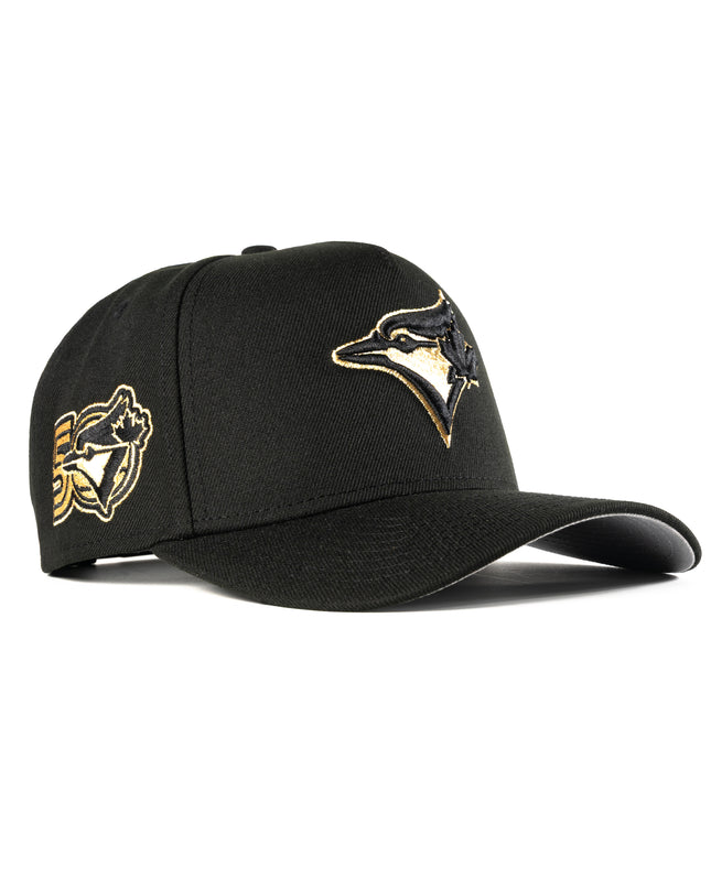 New Era Toronto Blue Jays Gold 50th Anniversary 9Forty A-Frame Snapback Hat