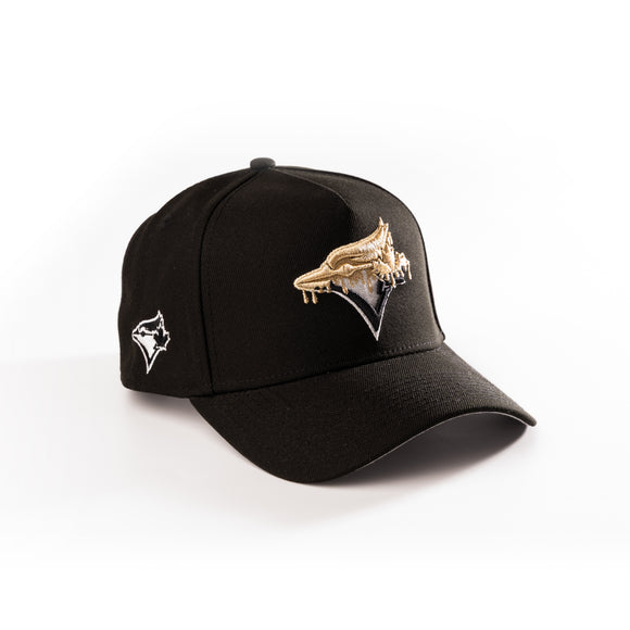 Toronto Blue Jays Gold Drip 9Forty A-Frame Snapback hat MLB