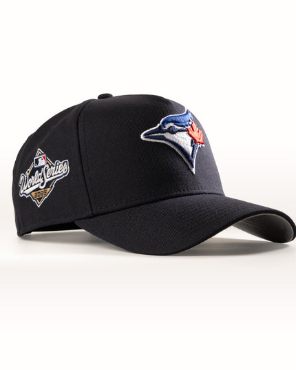 New Era Toronto Blue Jays Navy 2025 World Series 9Forty A-Frame Snapback Hat