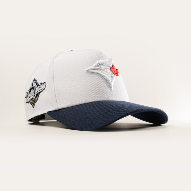 New Era Toronto Blue Jays Optic White 2025 World Series 9Forty A-Frame Snapback Hat