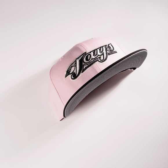 New Era Toronto Blue Jays Pink Bubble Gum 59Fifty Fitted Hat