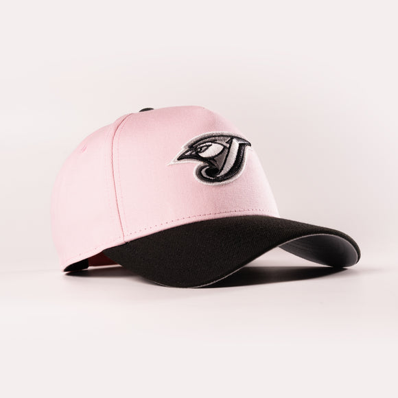 New Era Toronto Blue Jays Pink Bubble Gum 9Forty A-Frame Snapback Hat