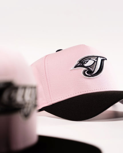 New Era Toronto Blue Jays Pink Bubble Gum 9Forty A-Frame Snapback Hat 