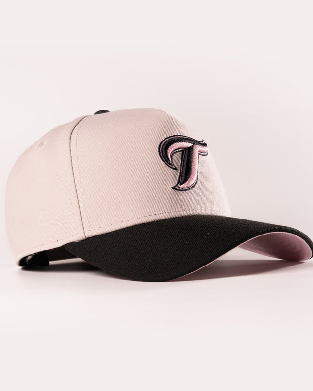 New Era Toronto Blue Jays Pink Toothpaste 9Forty A-Frame Snapback Hat