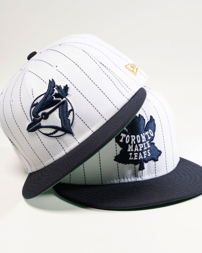New Era Toronto Blue Jays Pinstripe 59Fifty Fitted Hat