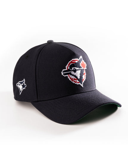 New Era Toronto Blue Jays Pixel 9Forty A-Frame Snapback hat Navy MLB