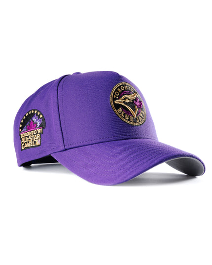 New Era Toronto Blue Jays True Purple 9Forty A-Frame Snapback Hat