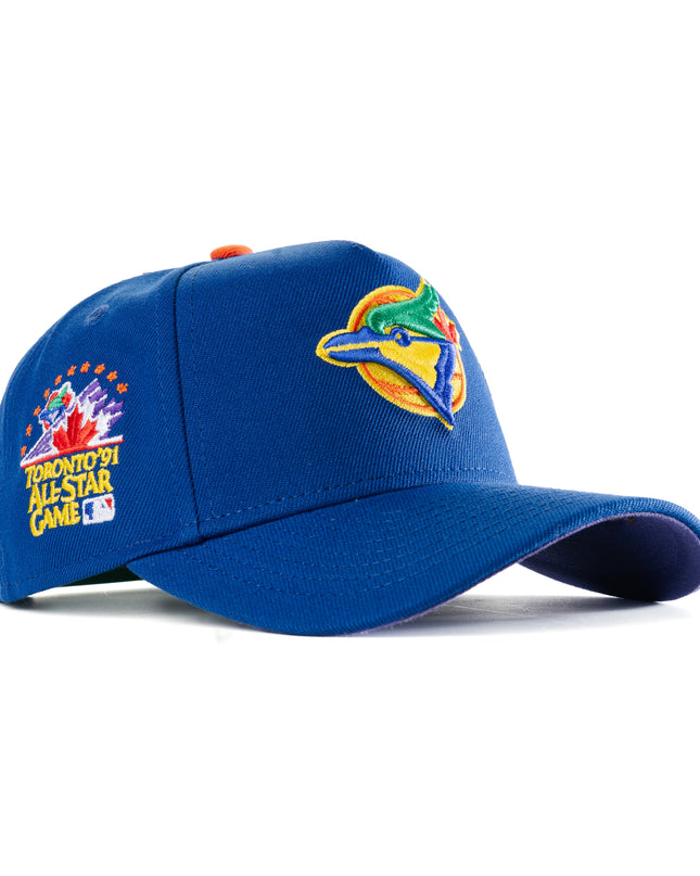 New Era Toronto Blue Jays Youth Colourburst 9Forty A-Frame Snapback Hat