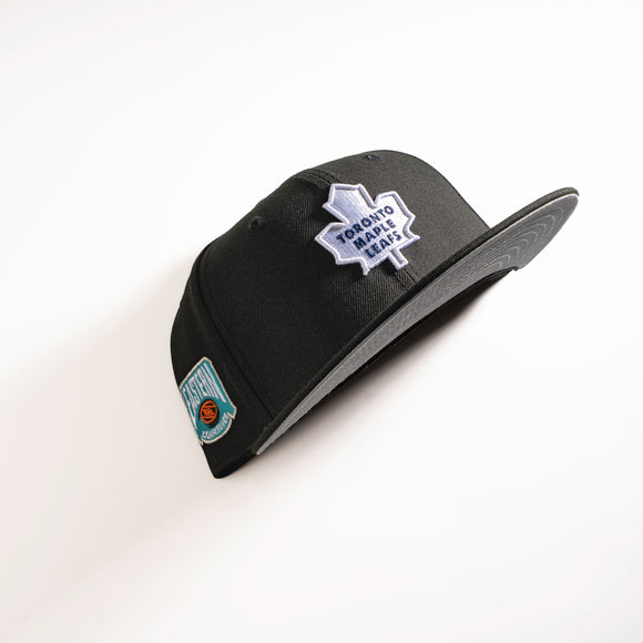 New Era Toronto Maple Leafs Eastern Conference 59Fifty Fitted Hat Black NHL