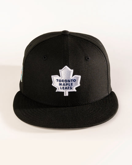New Era Toronto Maple Leafs Eastern Conference 59Fifty Fitted Hat Black NHL