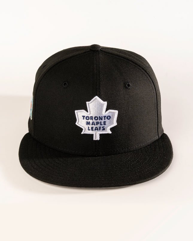 New Era Toronto Maple Leafs Eastern Conference 59Fifty Fitted Hat Black NHL