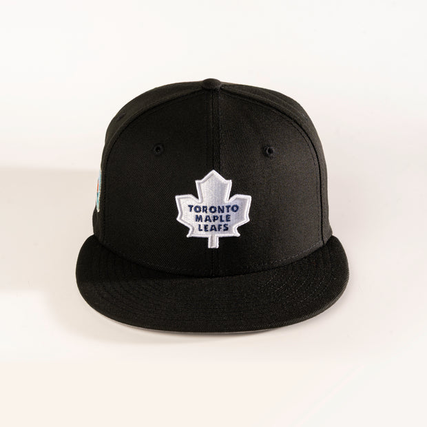 New Era Toronto Maple Leafs Eastern Conference 59Fifty Fitted Hat Black NHL
