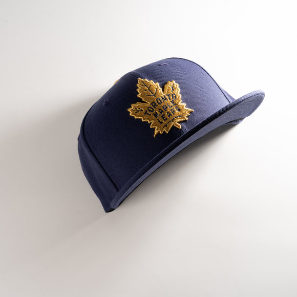 New Era Toronto Maple Leafs Light Navy Gold 59Fifty Fitted Hat