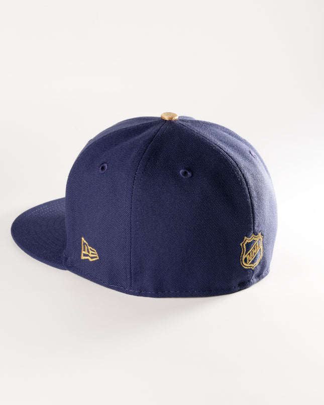 New Era Toronto Maple Leafs Light Navy Gold 59Fifty Fitted Hat