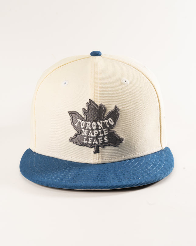 New Era Toronto Maple Leafs Off-White 59Fifty Fitted Hat NHL