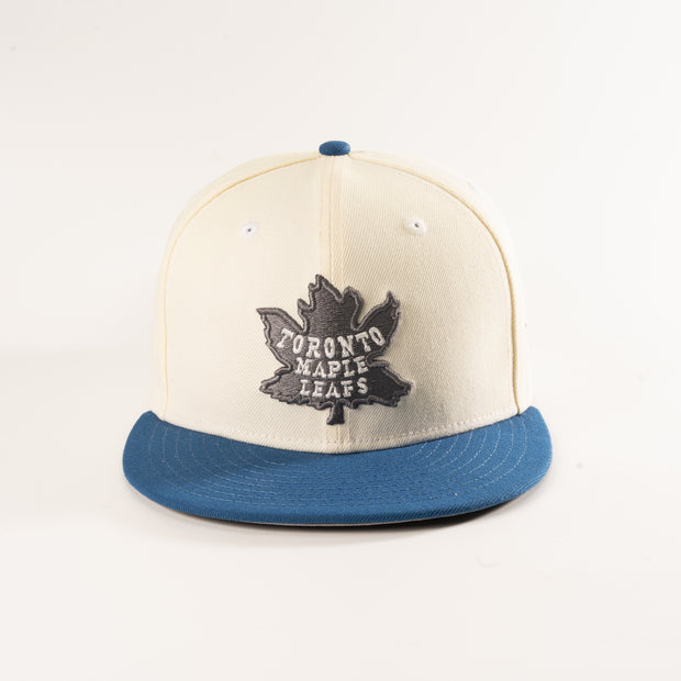 New Era Toronto Maple Leafs Off-White 59Fifty Fitted Hat NHL