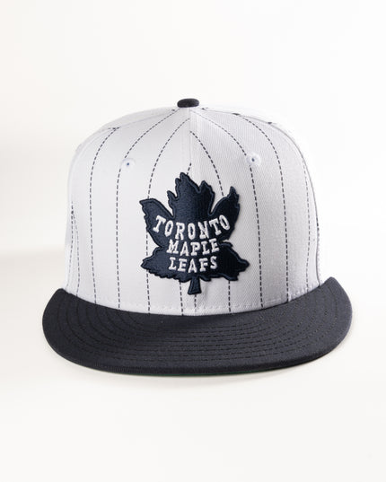 New Era Toronto Maple Leafs Pinstripe 59Fifty Fitted Hat 