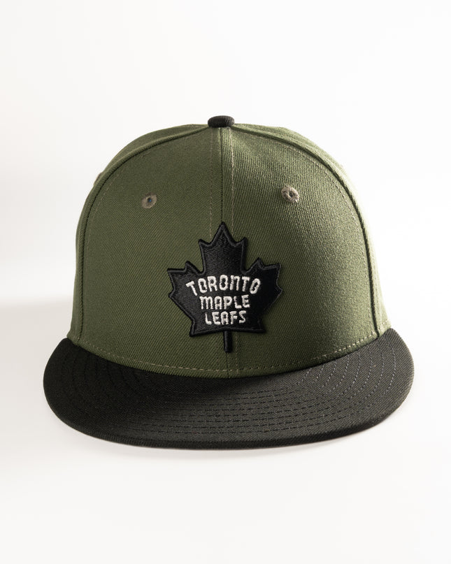 New Era Toronto Maple Leafs Rifle Green 59Fifty Fitted Hat