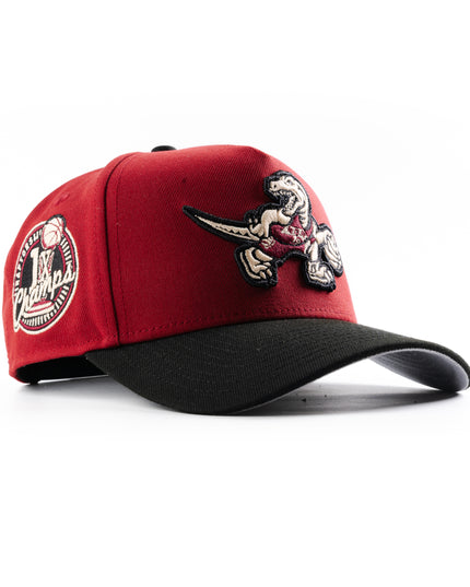 New Era Toronto Raptors City Edition Cardinal 9Forty A-Frame Snapback Hat