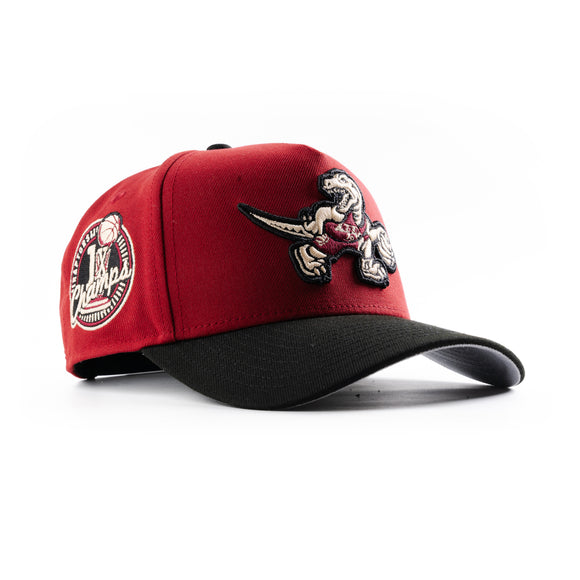 New Era Toronto Raptors City Edition Cardinal 9Forty A-Frame Snapback Hat