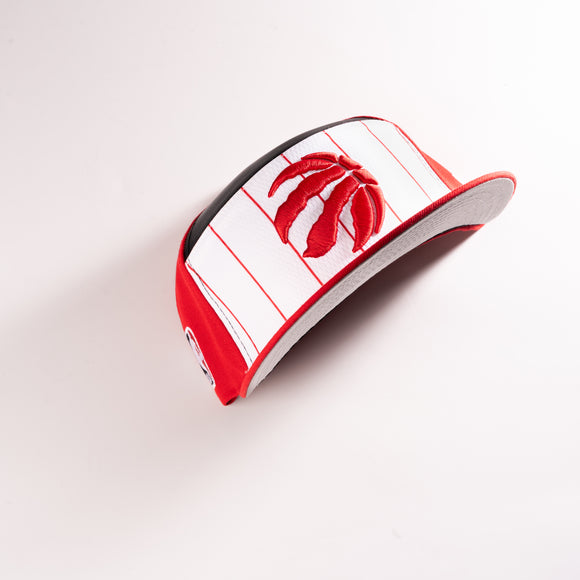 New Era Toronto Raptors Tip Off Split Panel 9Fifty Fitted Hat NBA