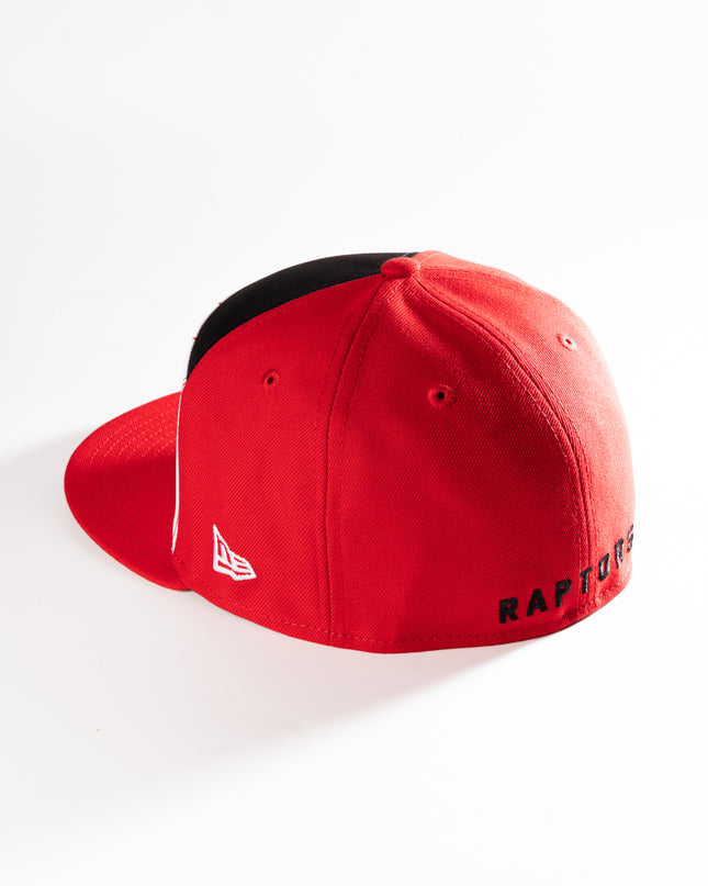 New Era Toronto Raptors Tip Off Split Panel 9Fifty Fitted Hat NBA