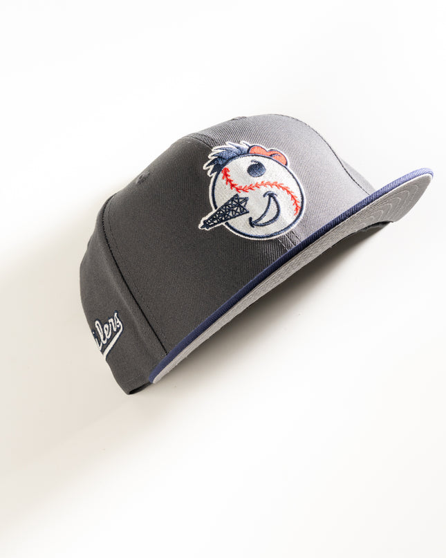 New Era Tulsa Oilers 59Fifty Fitted Hat Grey MiLB