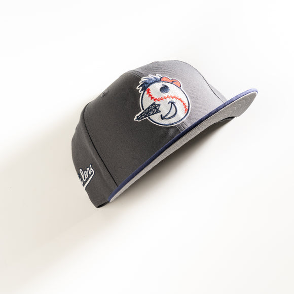 New Era Tulsa Oilers 59Fifty Fitted Hat Grey MiLB