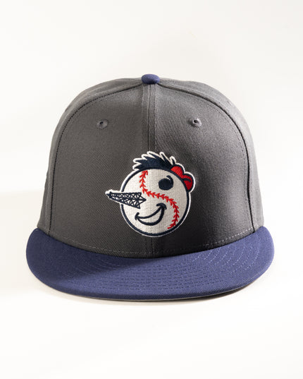 New Era Tulsa Oilers 59Fifty Fitted Hat grey MilB