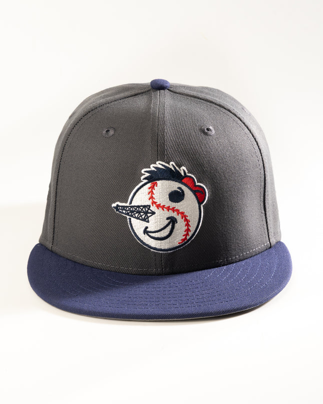 New Era Tulsa Oilers 59Fifty Fitted Hat grey MilB