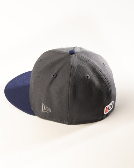 New Era Tulsa Oilers 59Fifty Fitted Hat Grey MILB