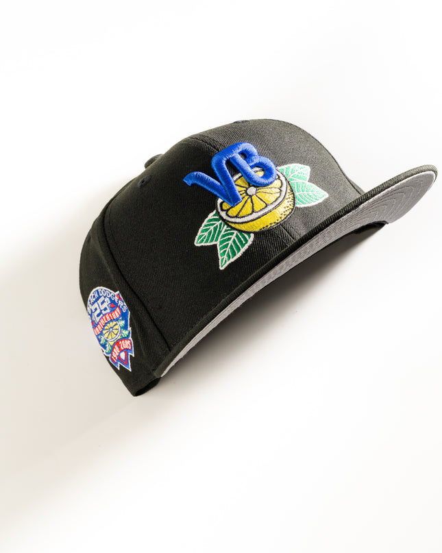 New Era Vero Beach Dodgers 59Fifty Fitted Hat MILB Black