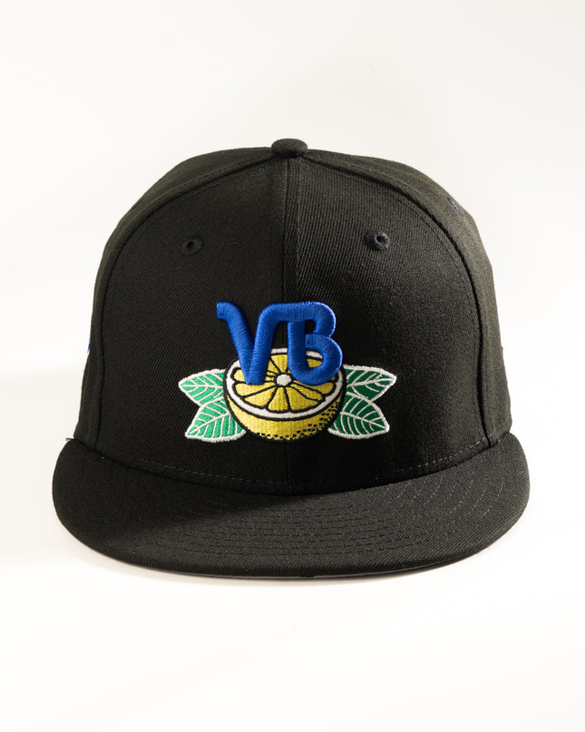 New Era Vero Beach Dodgers 59Fifty Fitted Hat MILB Black