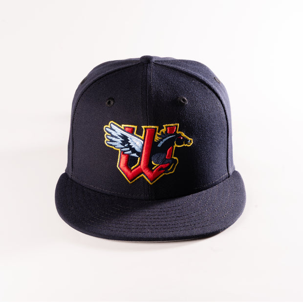 New Era Wichita Wind Surge 59Fifty Fitted Hat Navy MILB