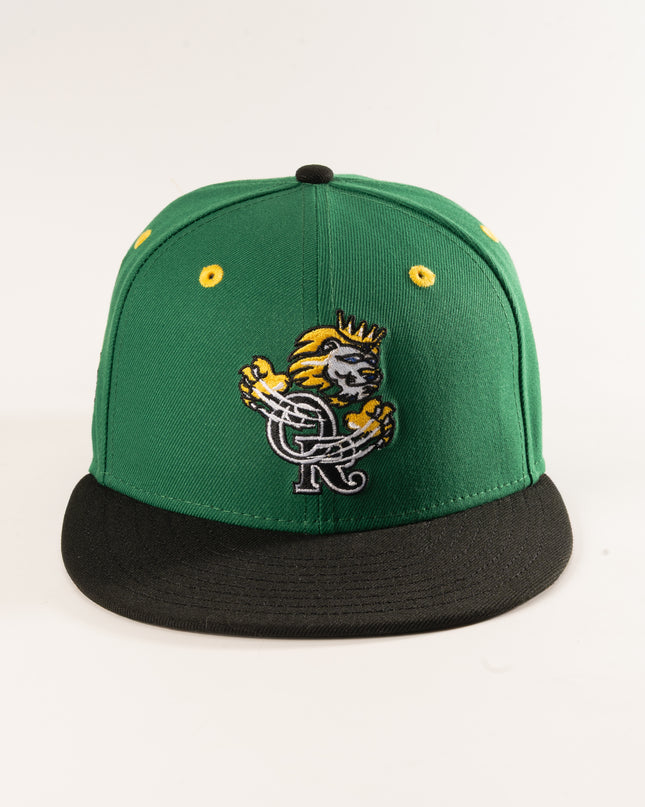 Green and black Omaha Royals 59Fifty fitted cap.